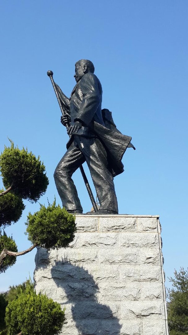 안중근의사 동상(장성) 사진