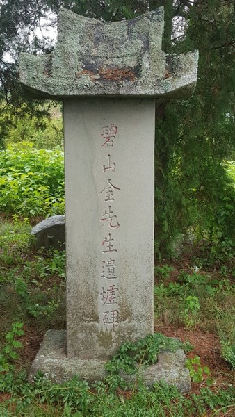 벽산 김선생 유허비(김도현)