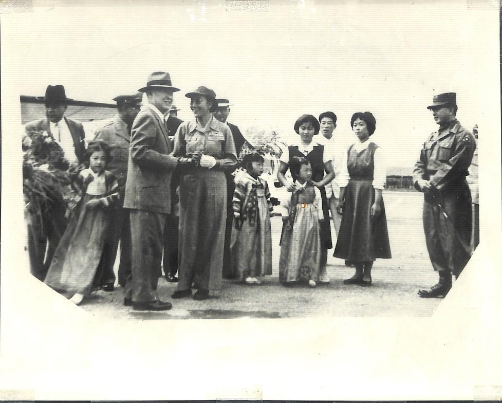 이승만 대통령의 여군훈련소 방문