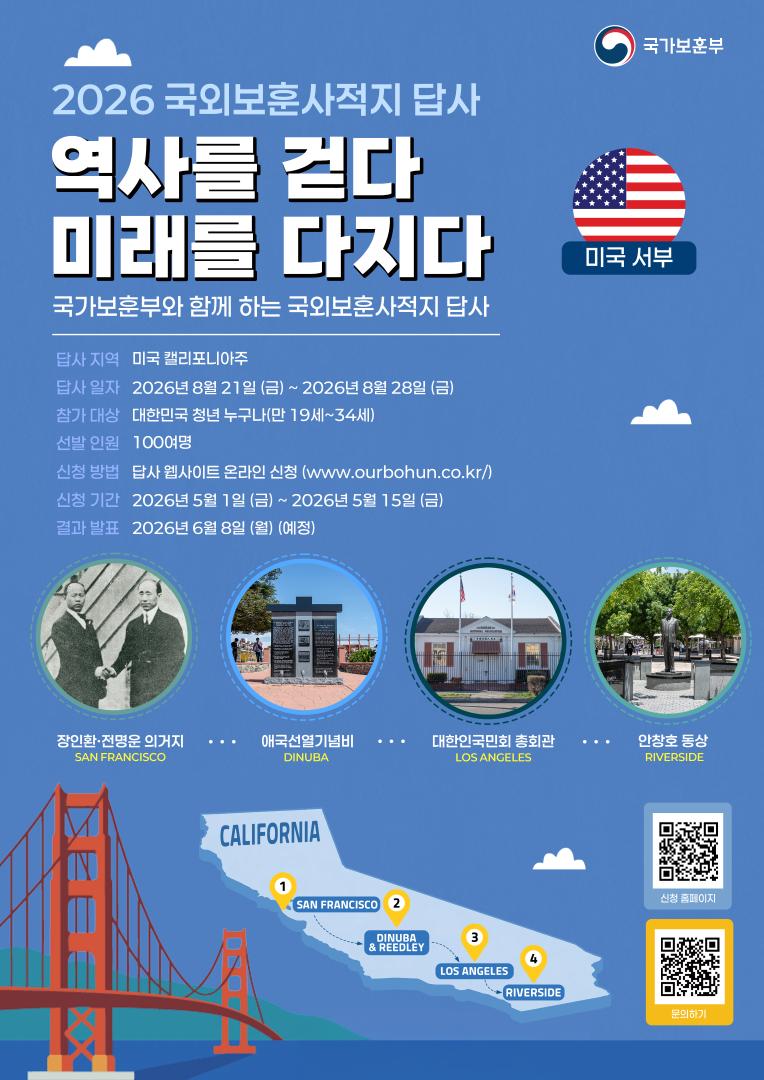 국외 보훈사적지 답사 (청년)
