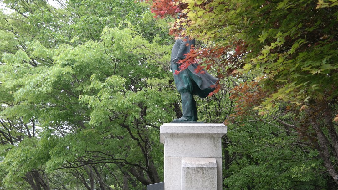 권석도의병장 동상 사진