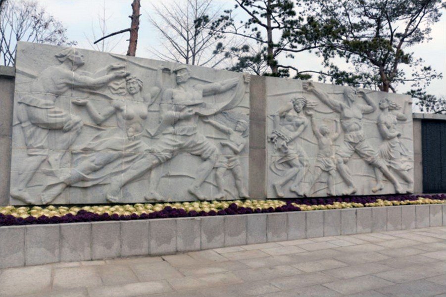 백범 김구선생 동상 사진