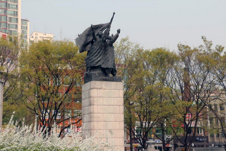 3·1독립선언 기념탑 사진